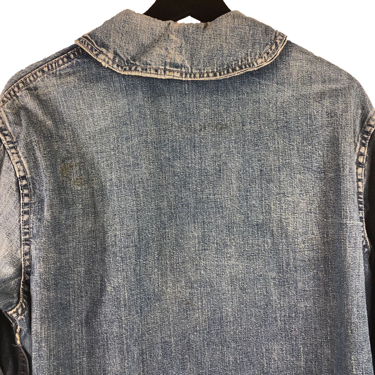 1930s US Navy Indigo Denim Work Shawl