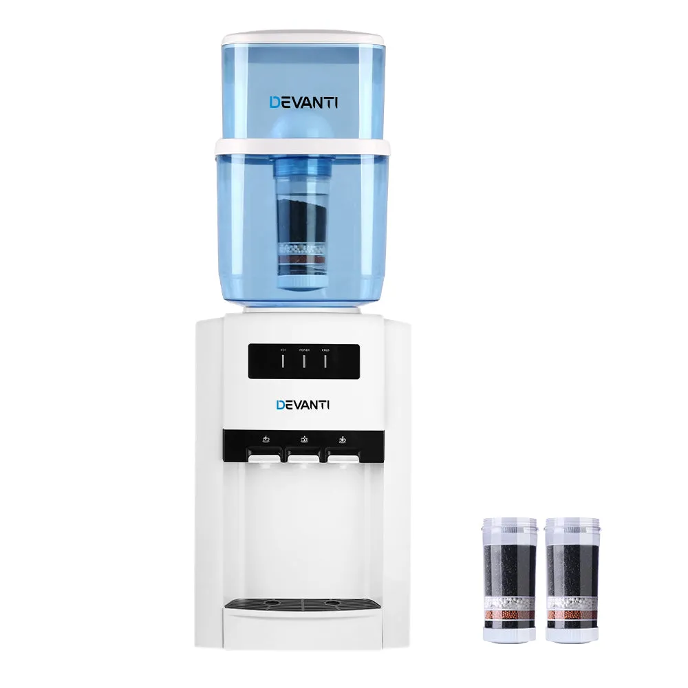 22L 6-Stage Countertop Water Cooler Dispenser - Devanti