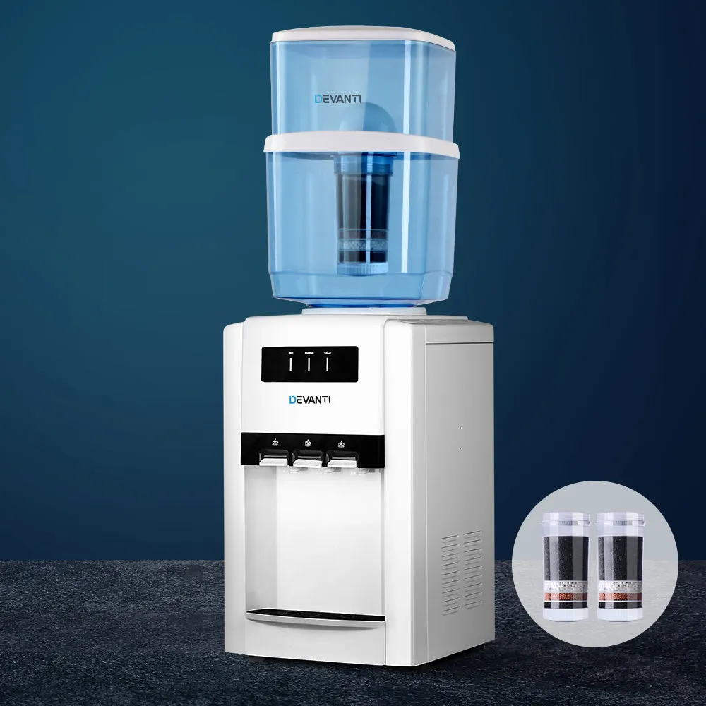 22L 6-Stage Countertop Water Cooler Dispenser - Devanti