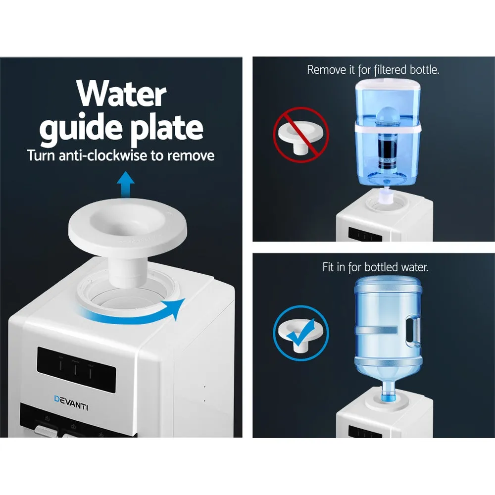 22L 6-Stage Countertop Water Cooler Dispenser - Devanti