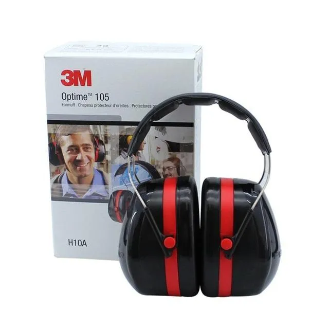 3M Peltor Optime 105, Over-the-Head Earmuffs, H10A (1 Pair)