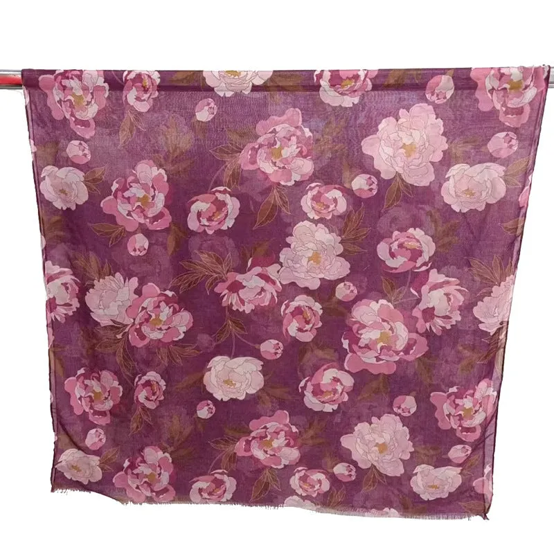 50 Floral scarf shawl hijab/tudung  plain hijab  hijab  printed hijab  printed scarf  Gradient