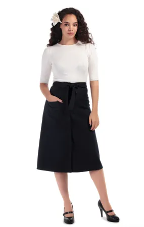 A-line skirt navy