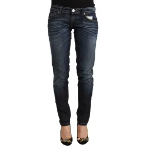 Acht Chic Slim Fit Blue Washed Jeans