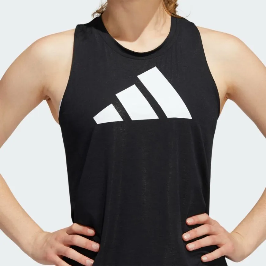 Adidas 3-Stripes Logo Tank Women Training Tank Black/White