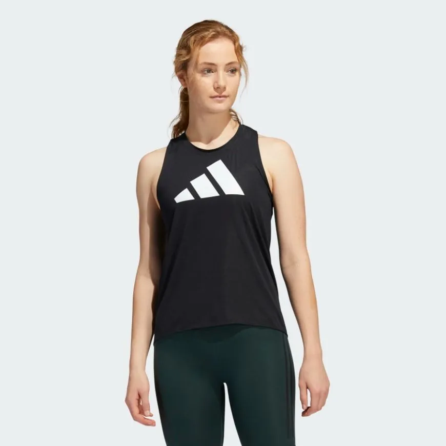 Adidas 3-Stripes Logo Tank Women Training Tank Black/White