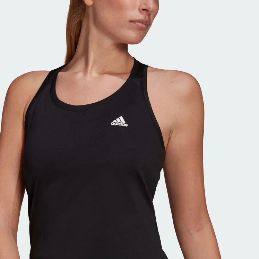 Adidas Designed To Move 3-Stripes Sport Women Training Tank Black