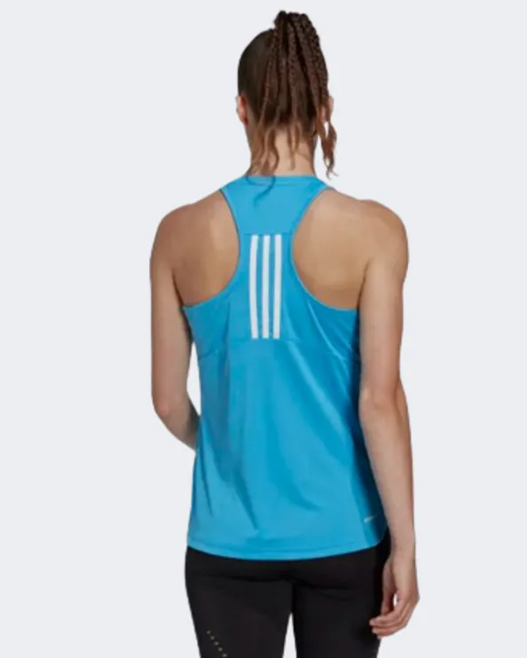 Adidas Designed To Move 3-Stripes Women Training Tank Blue Hn1040