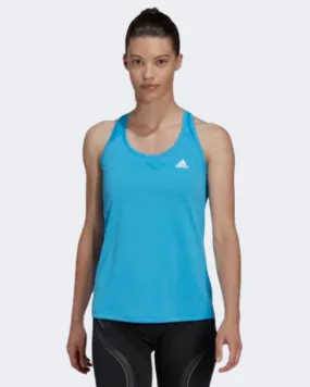 Adidas Designed To Move 3-Stripes Women Training Tank Blue Hn1040