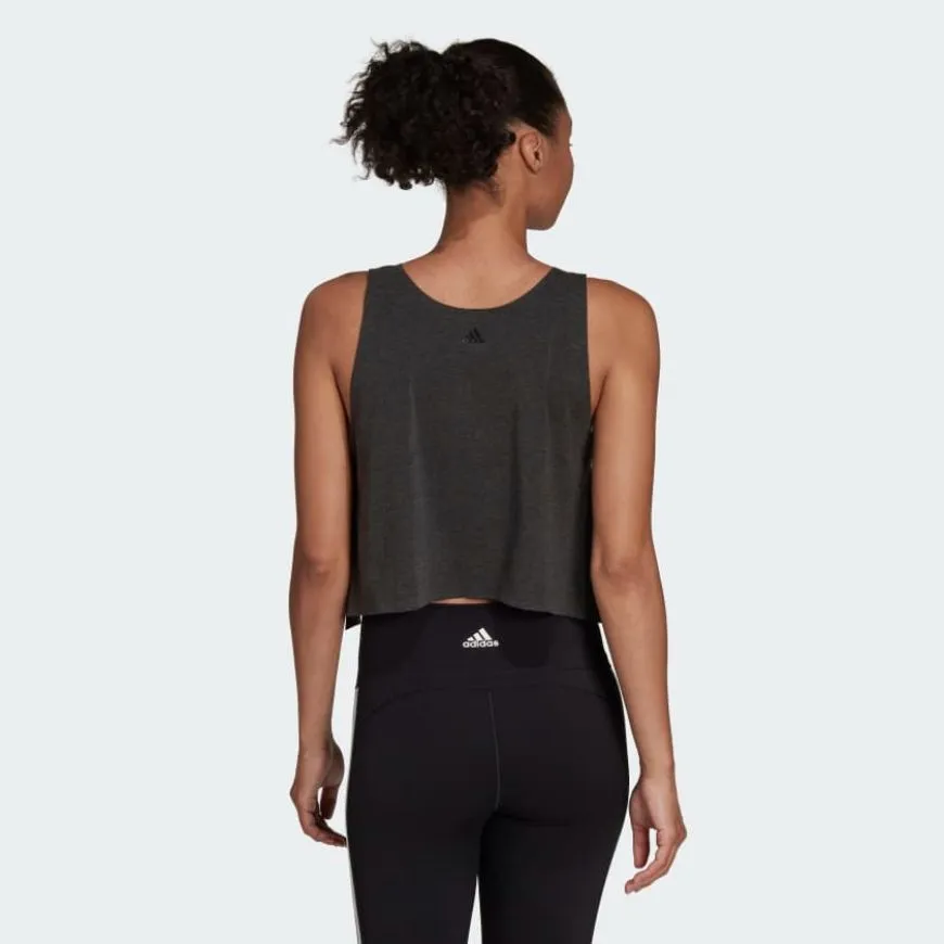 Adidas Studio Novelty Reversible Back-To-Front Women Training Tank Black