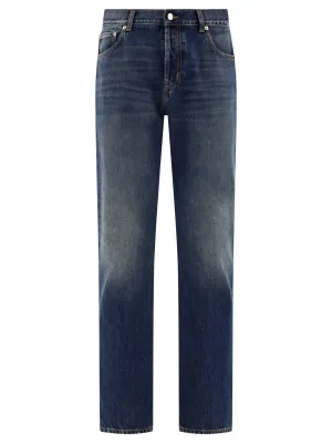 Alexander McQueen Jeans With Logo Detail