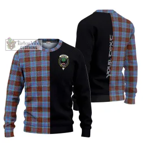 Anderson Modern Tartan Ugly Sweater with Family Crest and Half Of Me Style