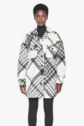 Anine Bing - Oakley Jacket in Cream Tartan