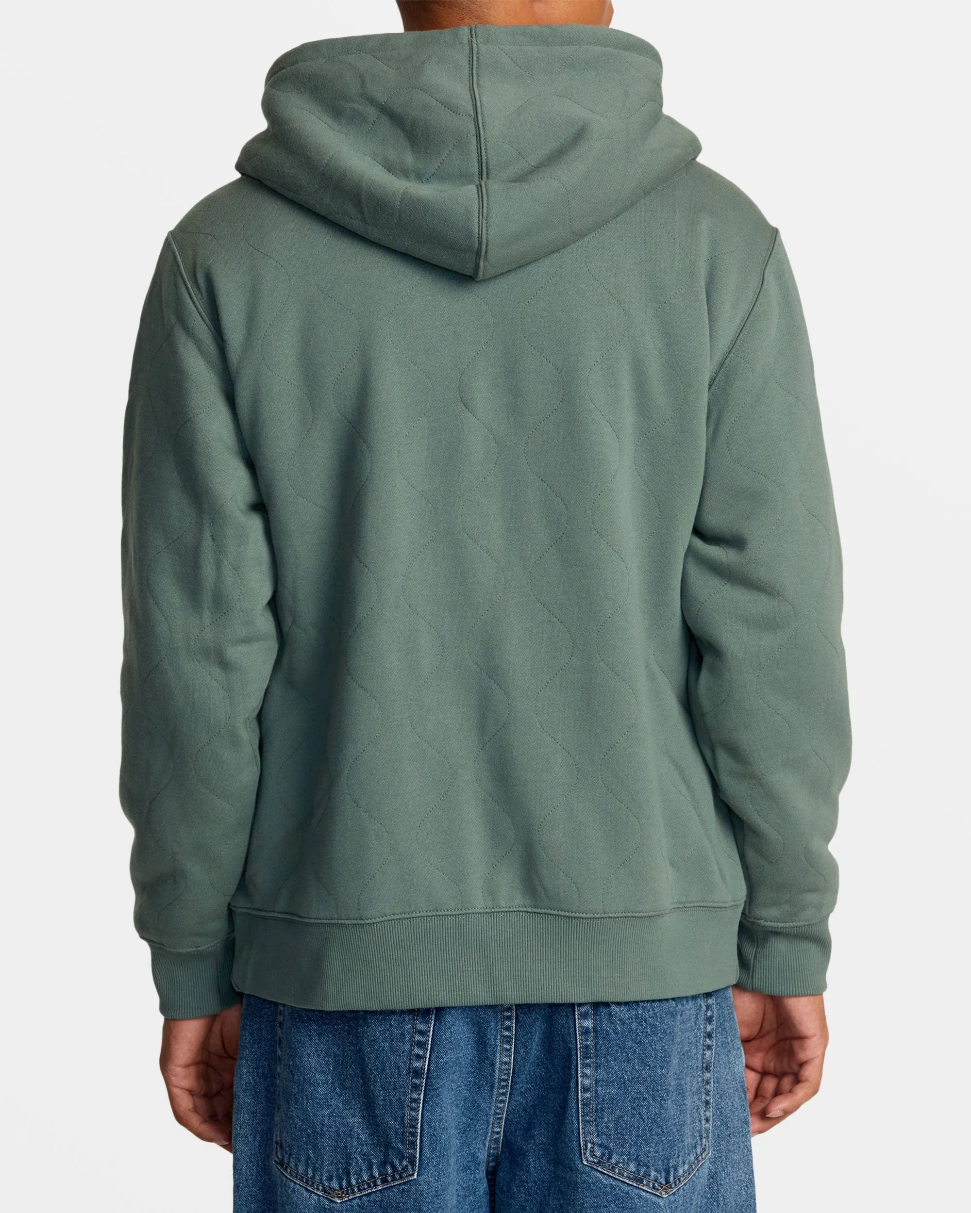 Arrow Zip Hoodie - Jade