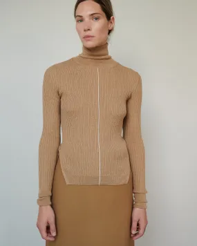 Austėja Turtleneck Merino Wool Nutmeg