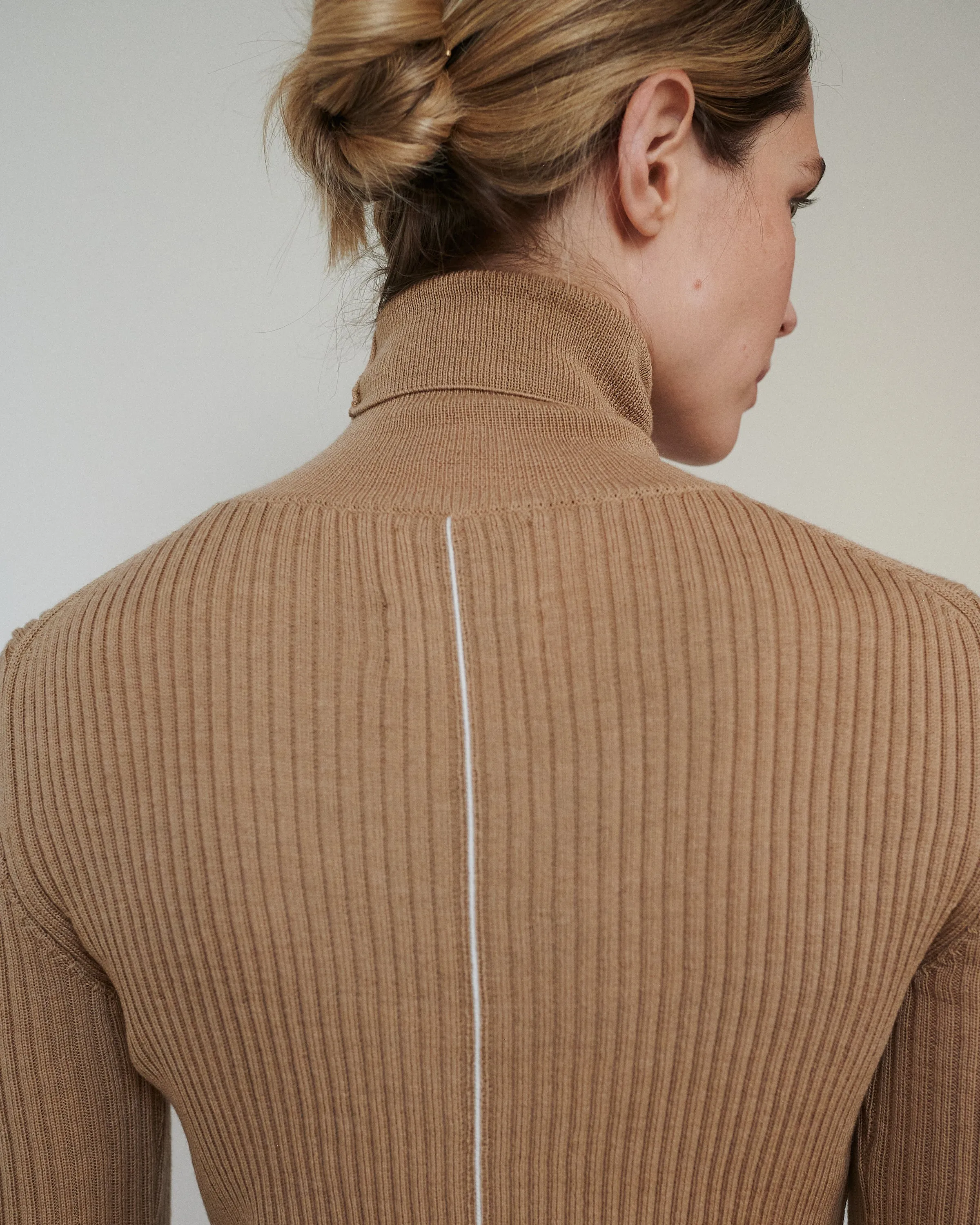 Austėja Turtleneck Merino Wool Nutmeg