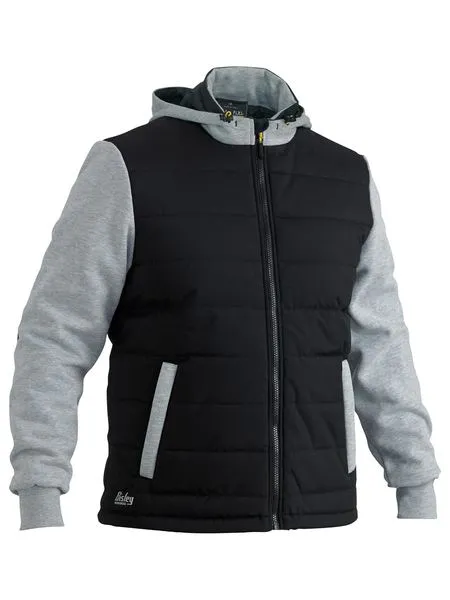 Bisley Flex & Move™ Contrast Puffer Fleece Hoodie (BJ6944)