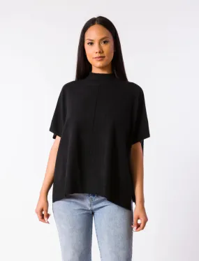 Black Turtleneck Caroline Top