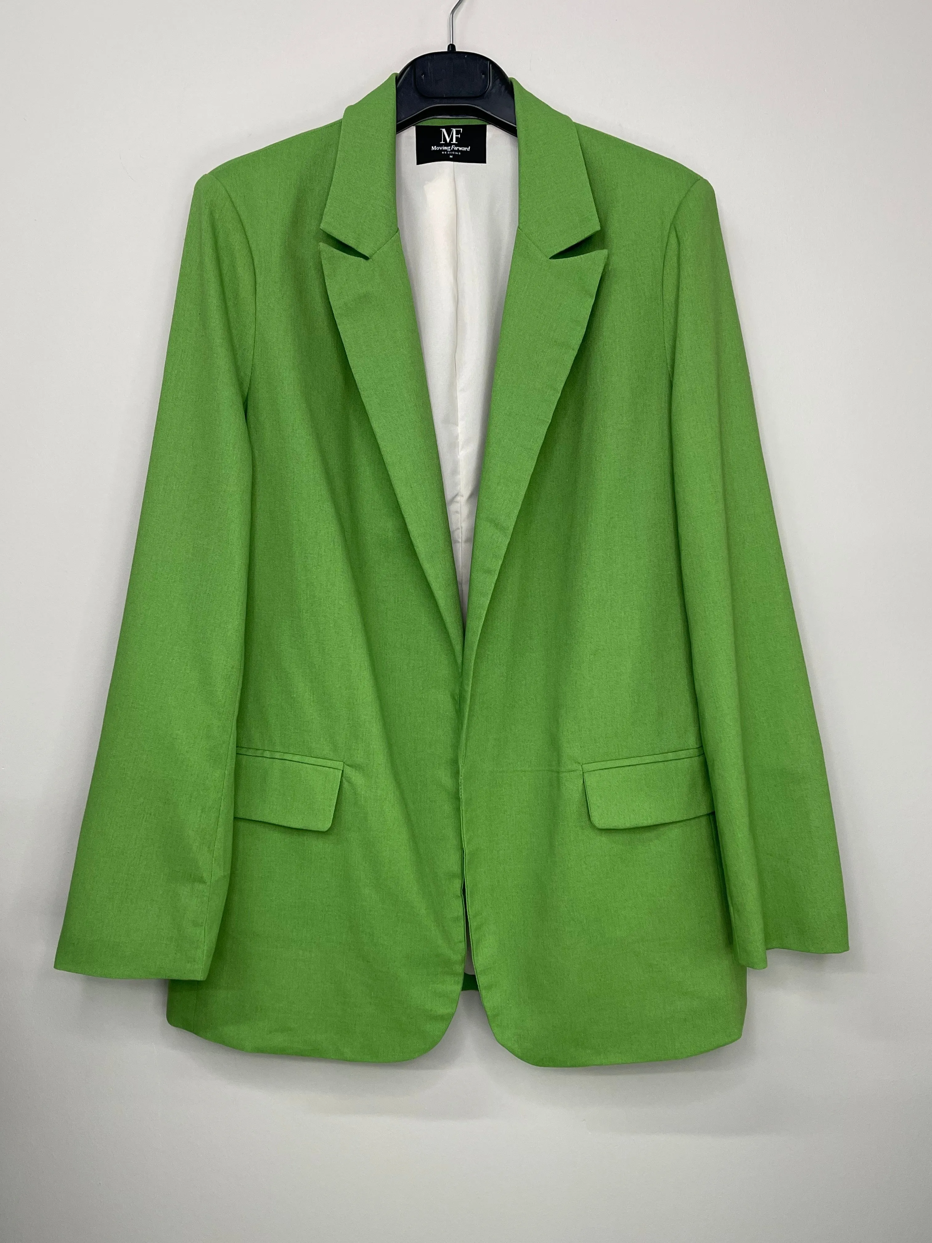 Blazer, Linen Green, Tiger Face