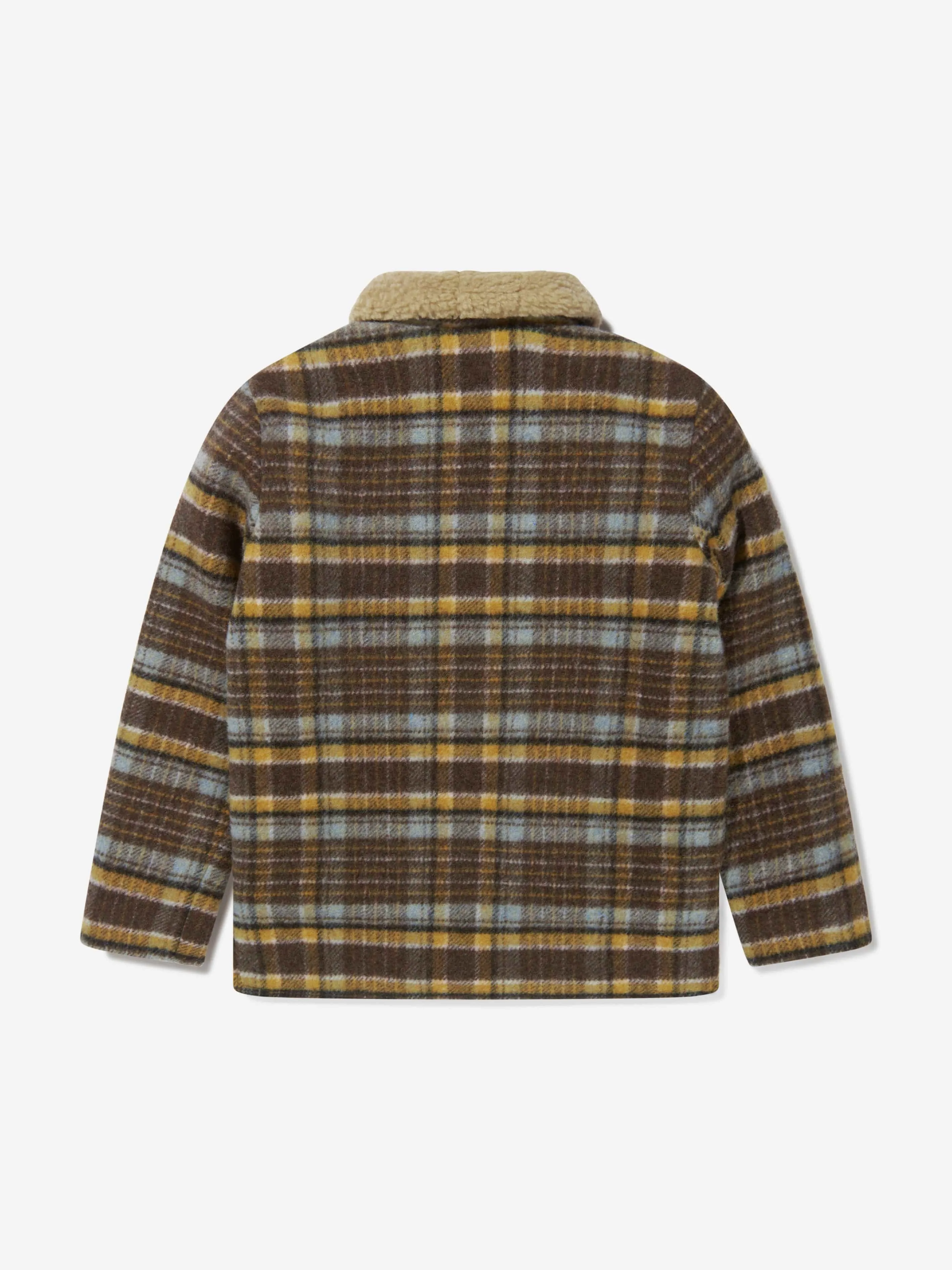 Bonpoint Boys Baxter Plaid Collared Shacket