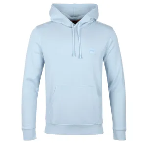 BOSS Wetalk Hoodie Sweat Top in Sky Blue