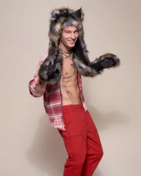 Brindle Wolf Collector Edition Faux Fur Hood | Men's