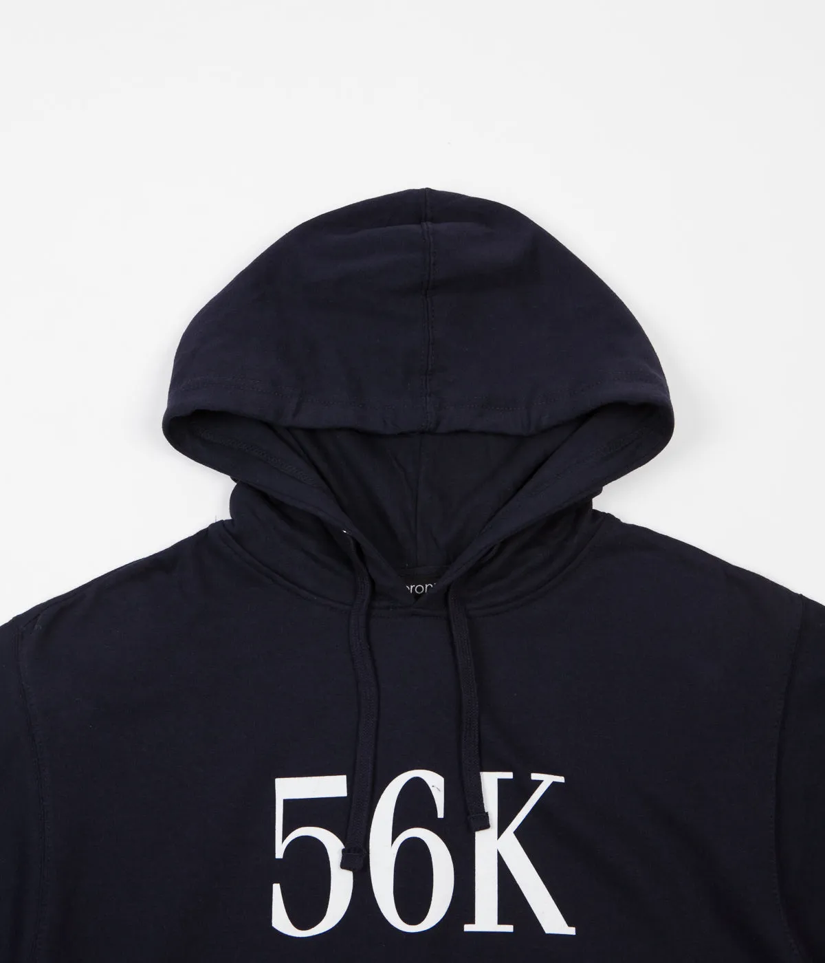 Bronze 56K Flock Print Hoodie - Navy