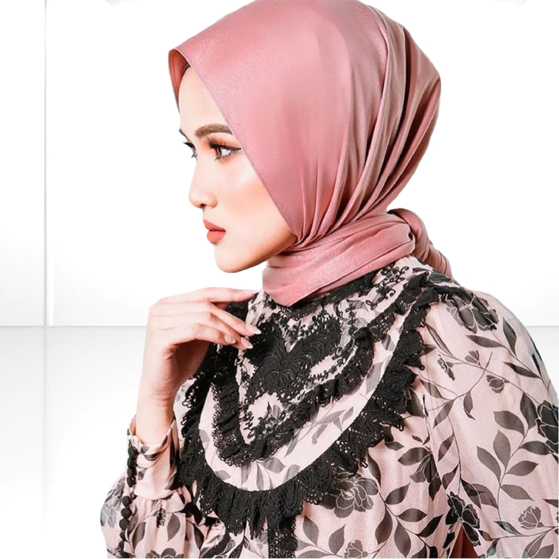 CAKENIS LUSH SATIN SILK (SHAWL)