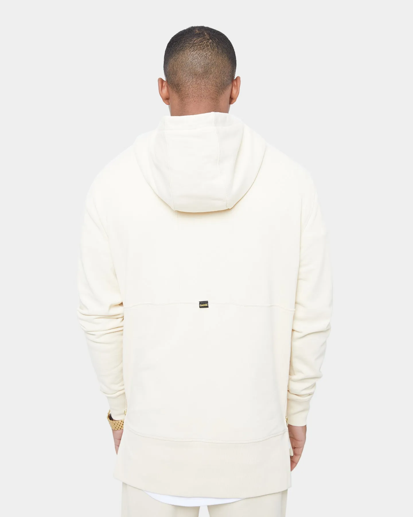 Carré Elite 3/4 Zip Hoodie Light Stone