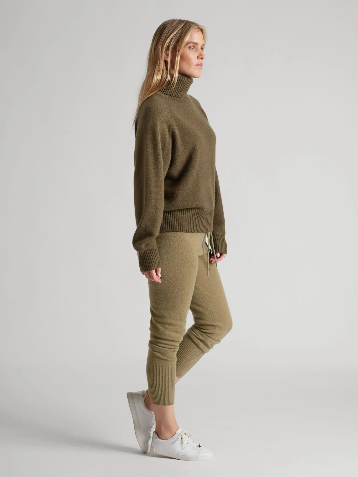 Cashmere sweater "Milano" - hunter