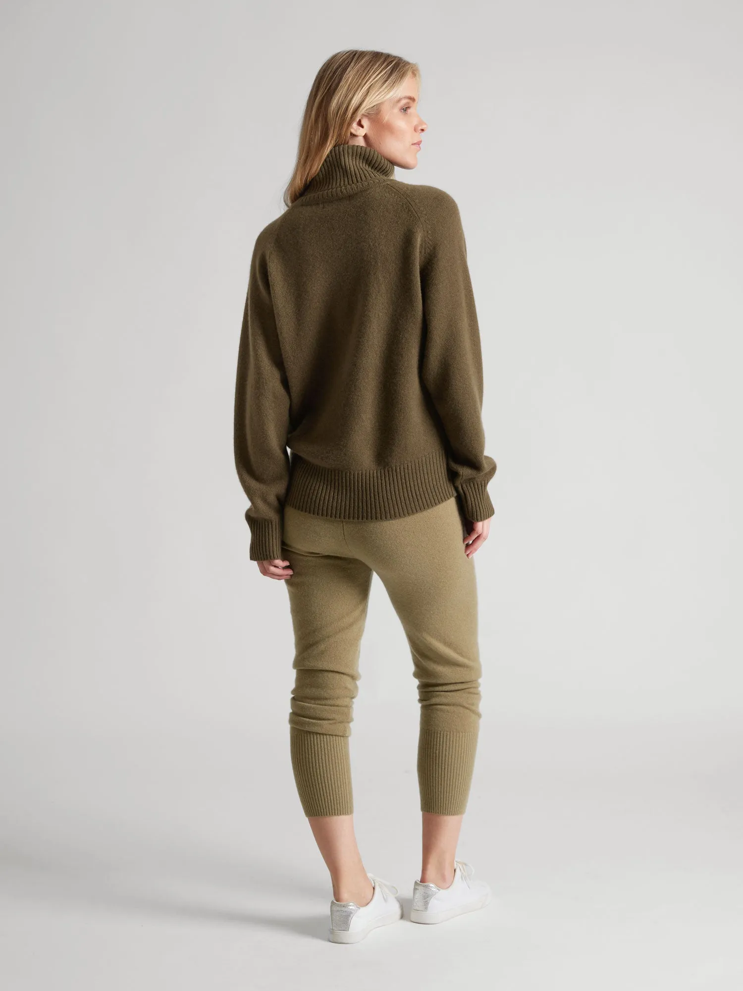 Cashmere sweater "Milano" - hunter