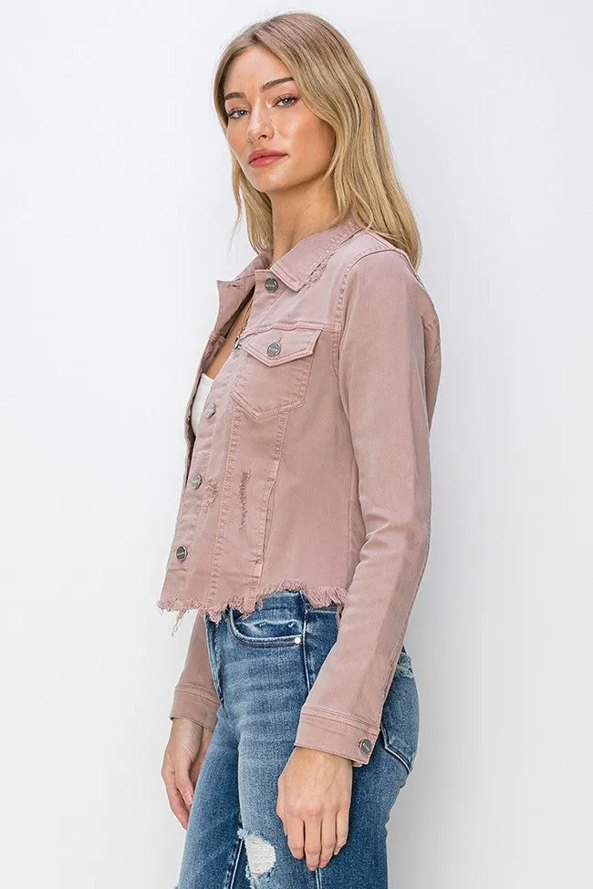 City Sunset Frayed Hem Jacket- 3 Colors!