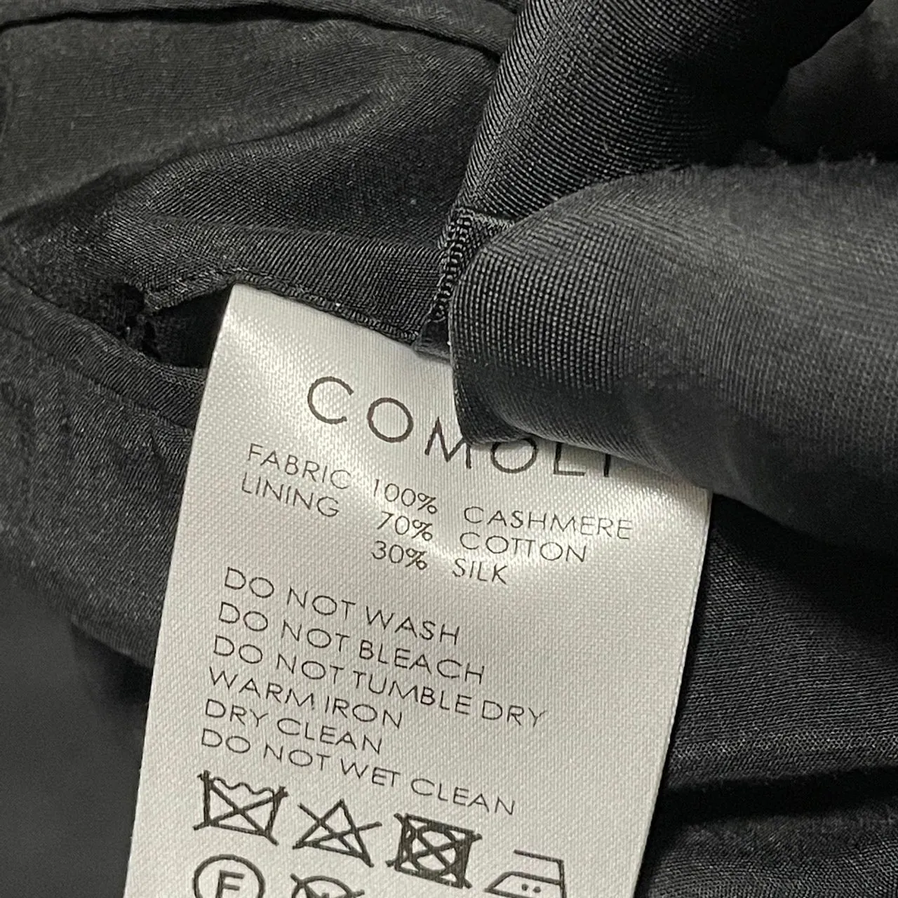 COMOLI コモリ 19AW ダブルブレストカシミヤチェスターコート