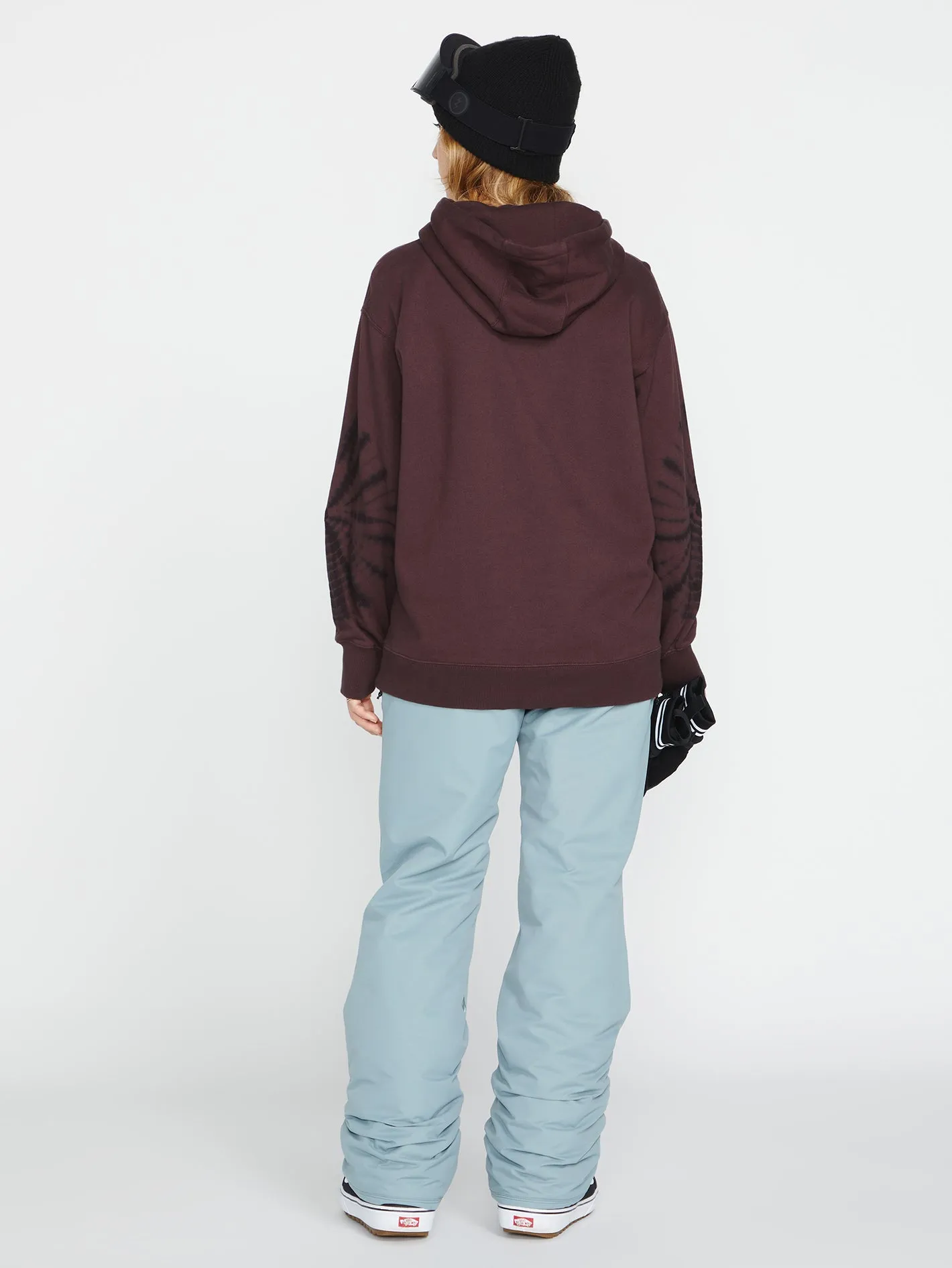 Costus Fleece Hoodie - Black Plum