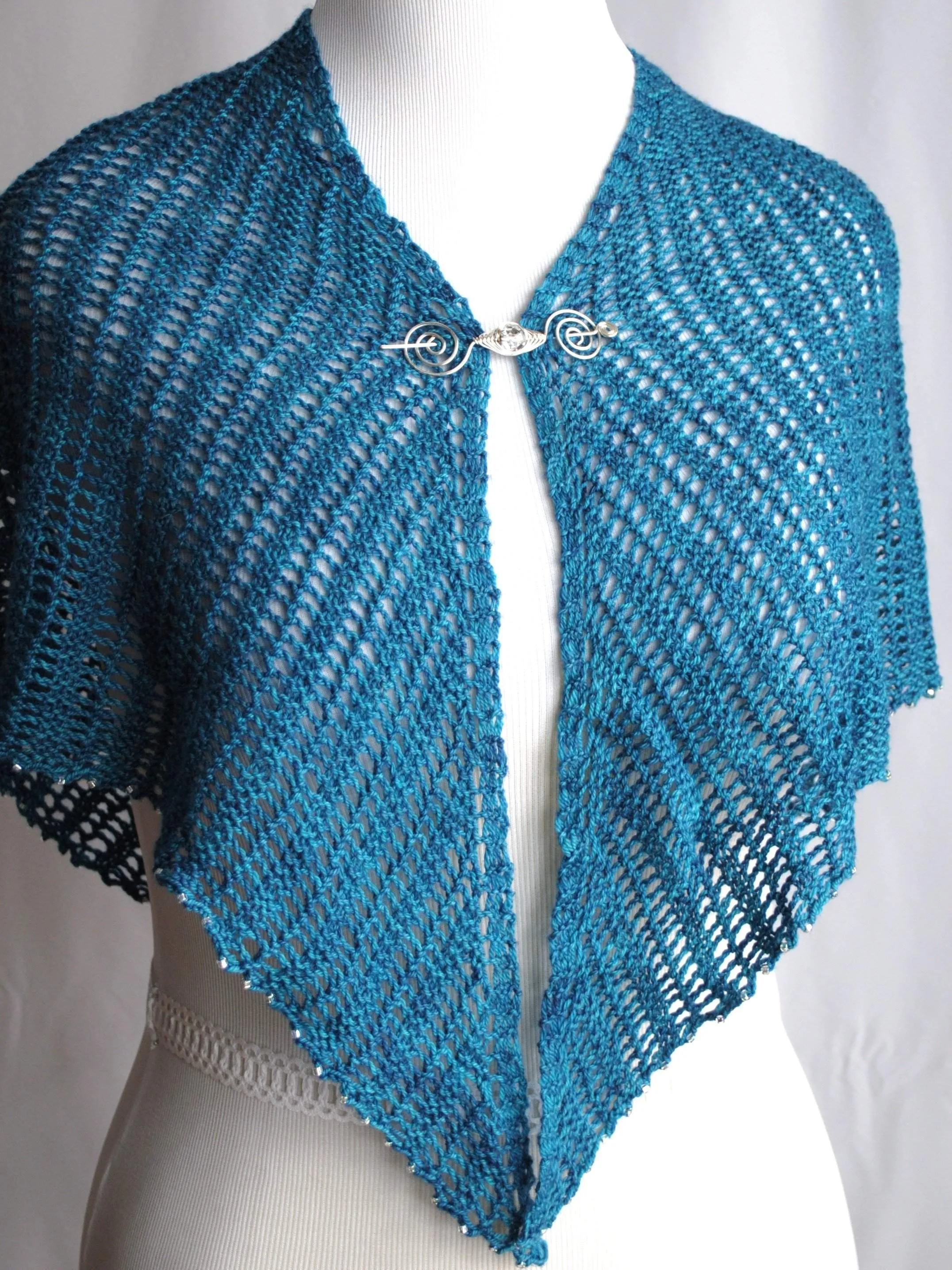 Crystal Helix Shawl Knitting Pattern PDF Download