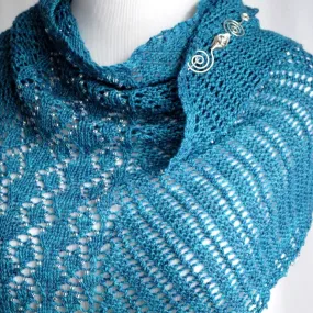 Crystal Helix Shawl Knitting Pattern PDF Download