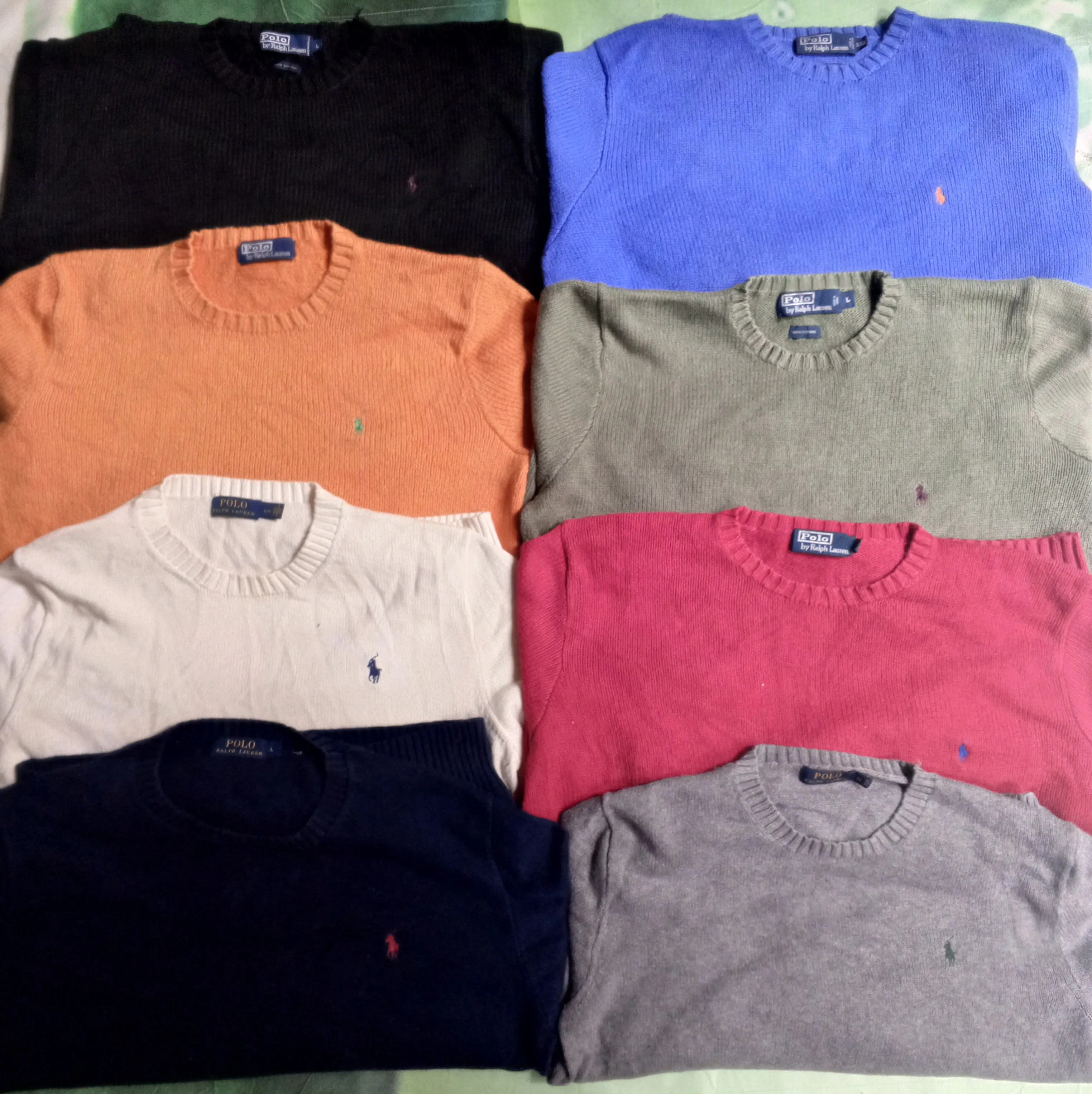 Custom handpick ROUND NECK POLO SWEATER 30pcs FLEECE TNF 30PCS