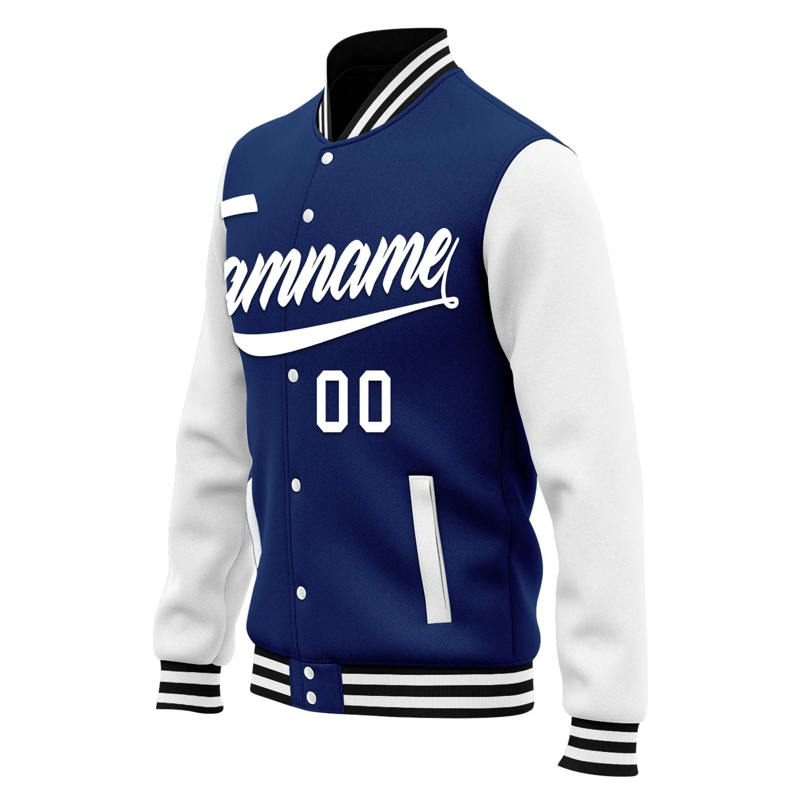 Custom Raglan Sleeves Jacket Bomber Full-Snap Varsity Letterman Personalized Jacket FZ005-D025002-10