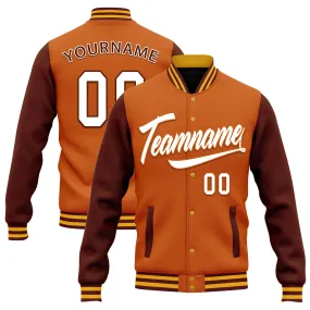 Custom Raglan Sleeves Jacket Bomber Full-Snap Varsity Letterman Personalized Jacket FZ005-D025002-4