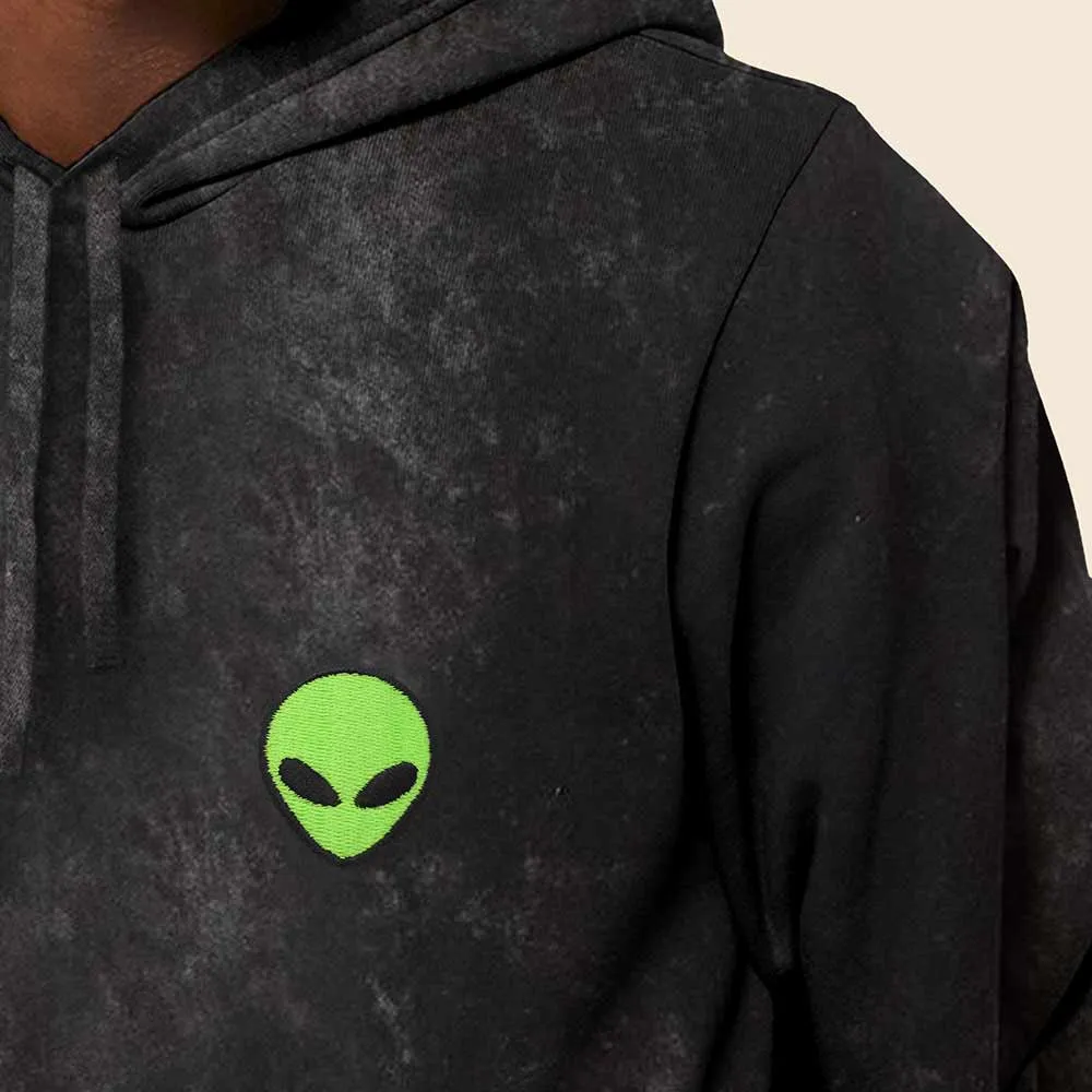 Dalix Alien Mineral Wash Hoodie