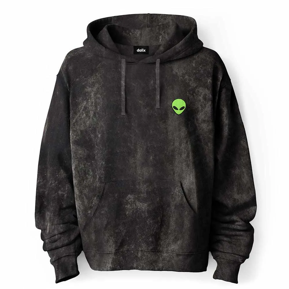 Dalix Alien Mineral Wash Hoodie