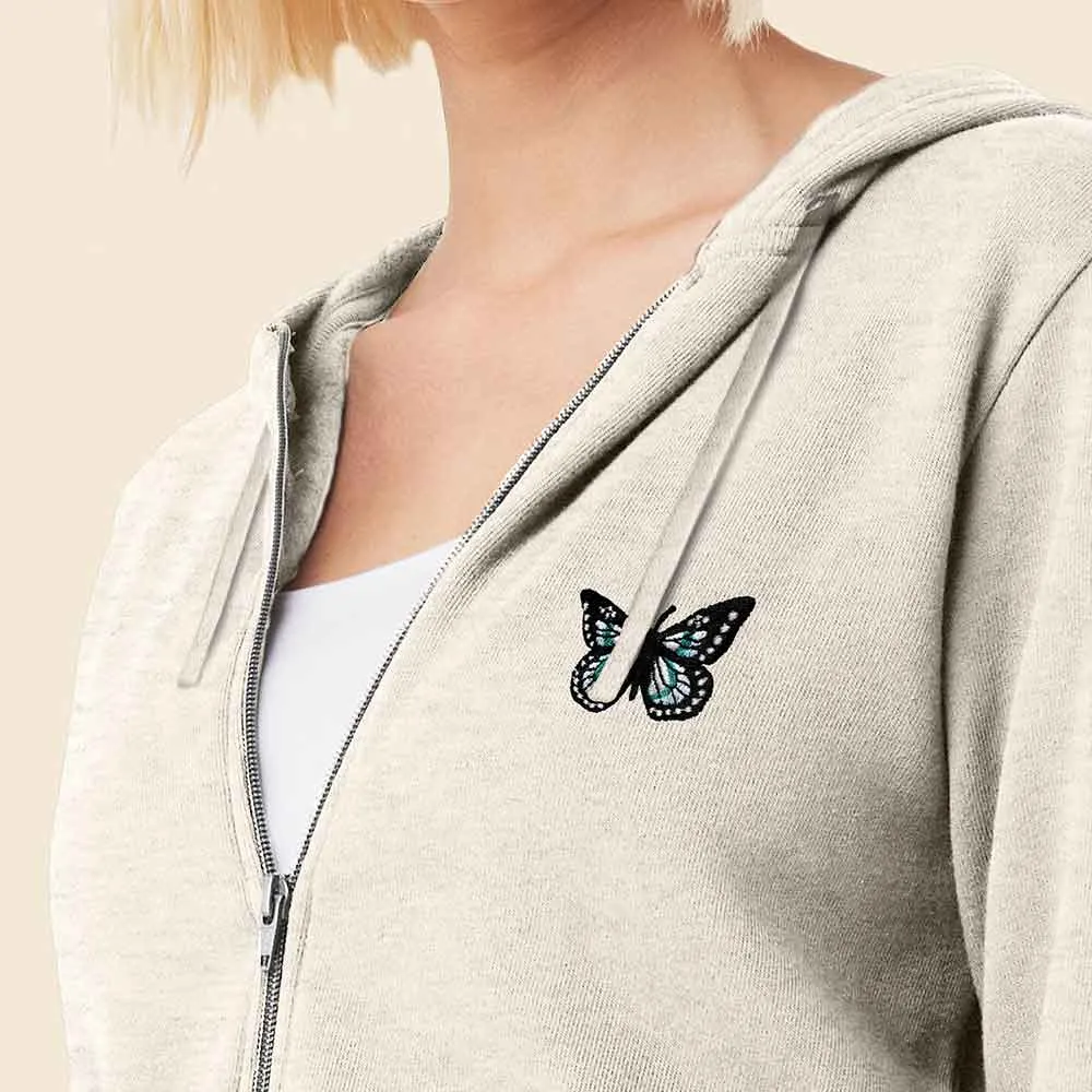 Dalix Butterfly Zip Hoodie