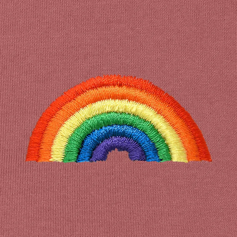 Dalix Rainbow Zip Hoodie