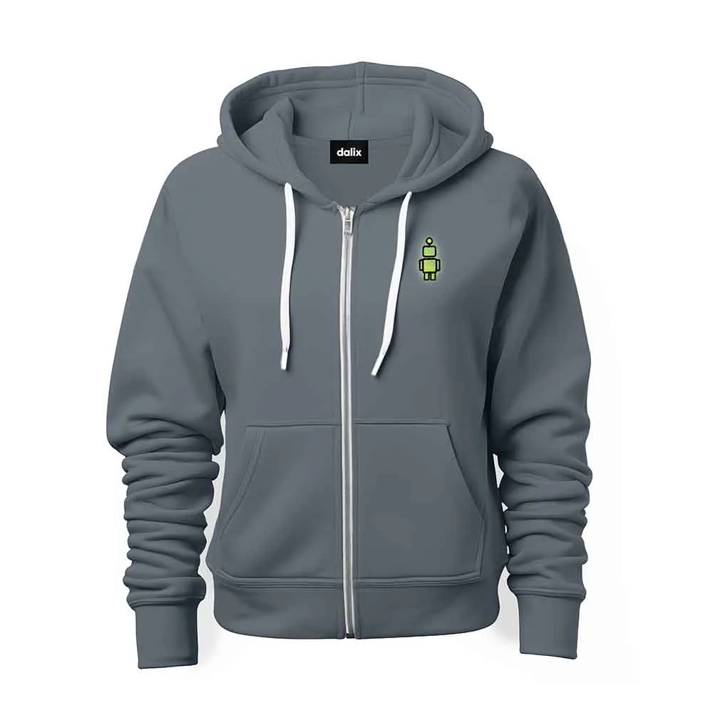 Dalix Robot Zip Hoodie (Glow in the Dark)