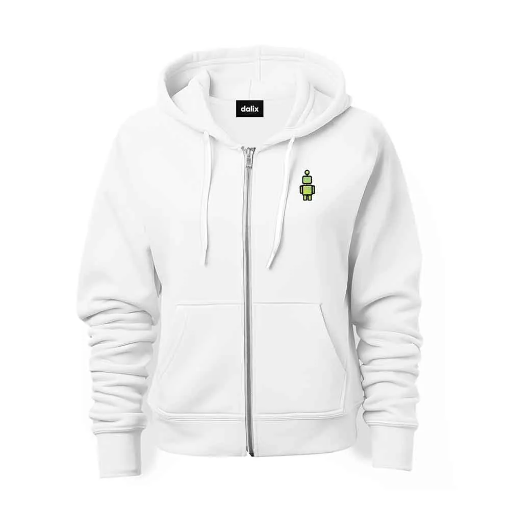 Dalix Robot Zip Hoodie (Glow in the Dark)