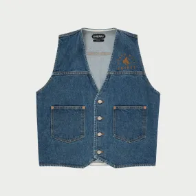 Denim Ranch Vest (Indigo)