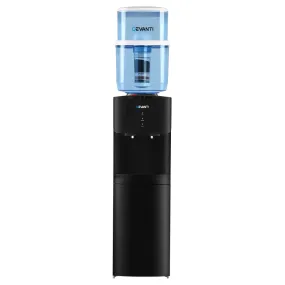 Devanti Water Cooler Chiller Dispenser Bottle Stand Filter Purifier Office Black