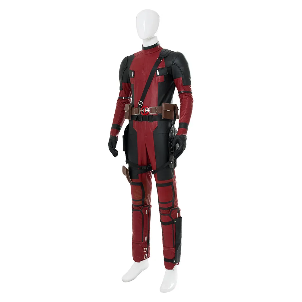 DPool Coat Pants Outfit Halloween Carnival Suit Cosplay Costume