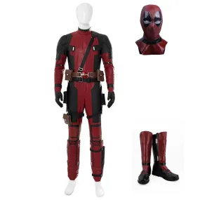 DPool Coat Pants Outfit Halloween Carnival Suit Cosplay Costume