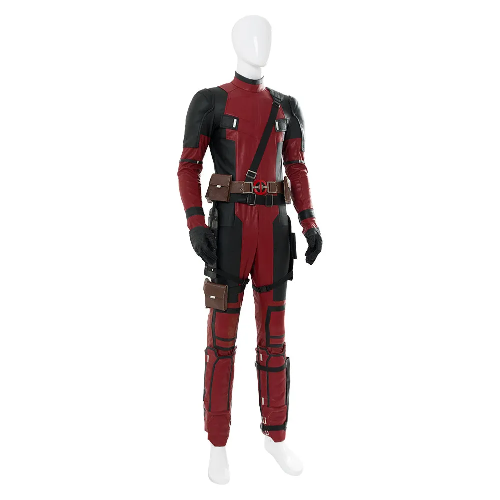 DPool Coat Pants Outfit Halloween Carnival Suit Cosplay Costume